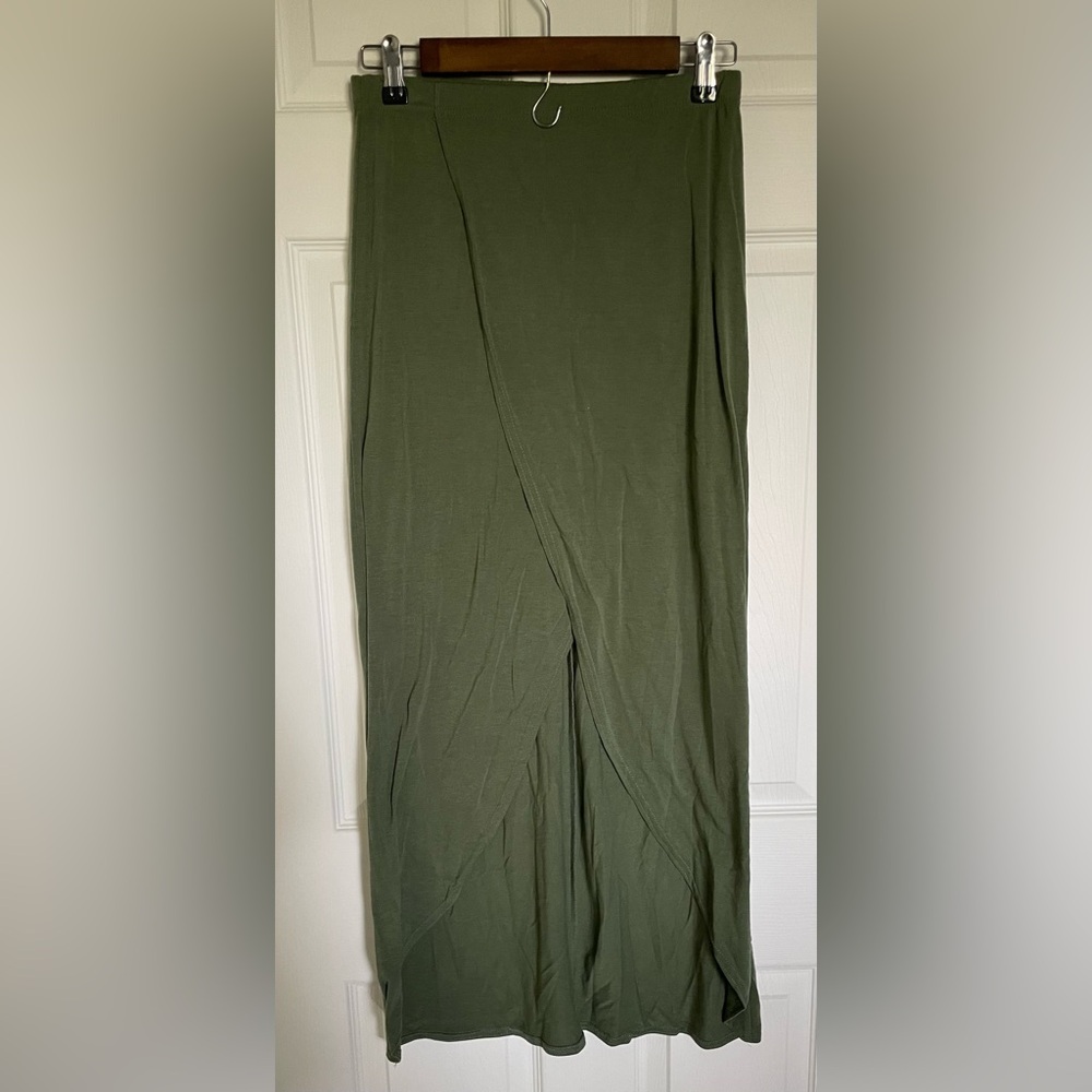 Green Maxi Skirt